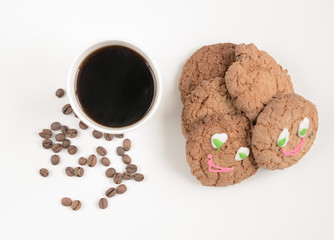 Magnifying glass looking at financial numbers