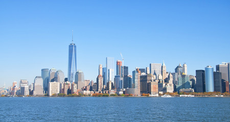 Fototapeta na wymiar New York City skyline, USA