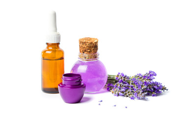 Lavender oils and flowers