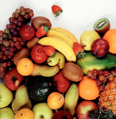 Frutta mista, texture