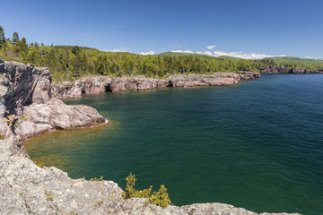 Obraz premium Lake Superior North Shore Scenic Landscape
