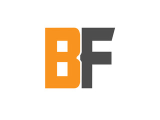 Obraz premium BF Initial Logo for your startup venture
