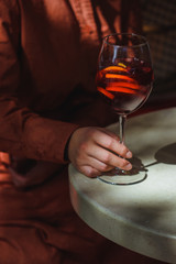 Aperol spritz cocktail