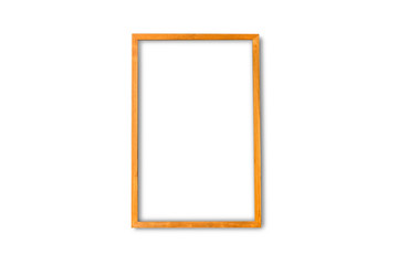White blank frame on a white background