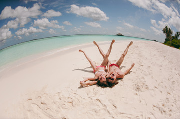 couple in the beach