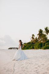 Bride on the beach