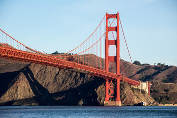 Up close with the Golden Gate bridge