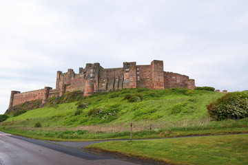 Fototapeta na wymiar Bamburgh Castle in Northumberland