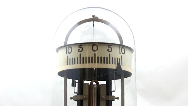 Vintage physics lab galvanometer; 2