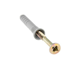 Fototapeta premium Self-tapping screws isolated on white background