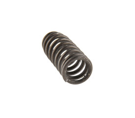 Metal spring isolated on white background