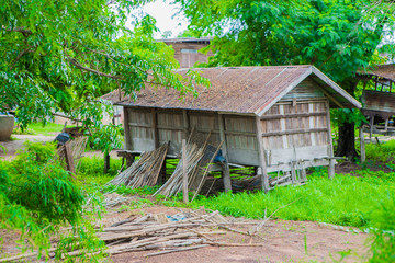 Wooden houses Thailand