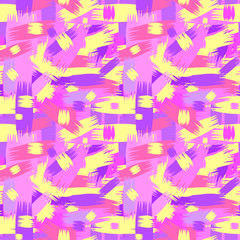 Seamless brushpen textile doodle pattern grunge texture