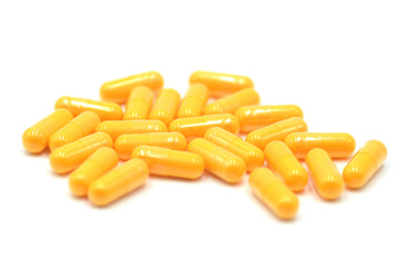medicine yellow tablets
