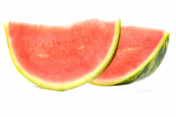 melon on white background