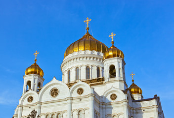 Fototapeta na wymiar Church of Christ the Savior in Moscow Russia