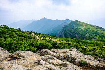 Fototapeta premium Youngnam Alps Trail, South Korea