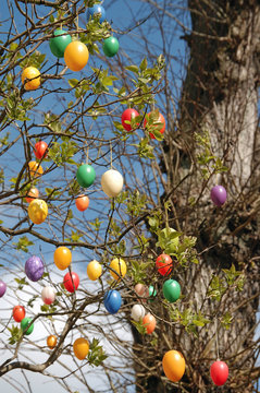 ostereier im baum