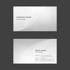Black and White Abstract Business Card Templates