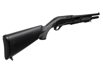 Shotgun isolated on white