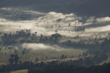 A foggy morning