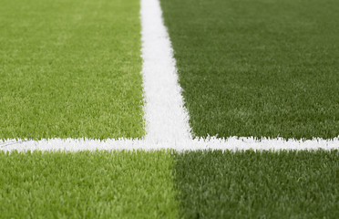 Lines on football field