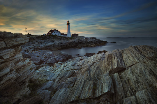 Portland Head Evening