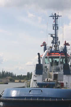 Schlepper im Hafen