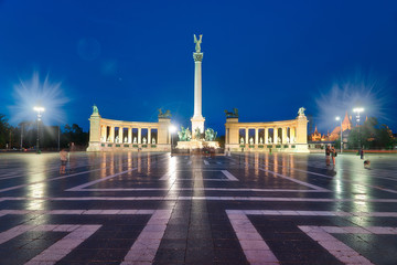 Fototapeta na wymiar The Beautiful Capital City of Budapest in Hungary