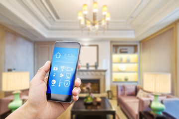 mobile phone in smart home