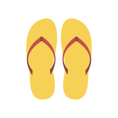 Flip-flops icon. Vector illustration