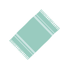 Towel icon. Vector color illustration