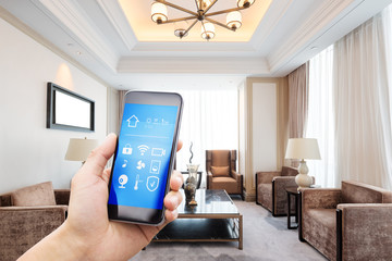 mobile phone in smart home