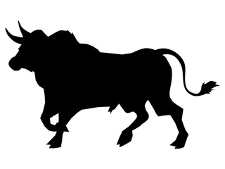 aggressive, big bull