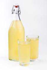 Lemonade refreshing summer cocktail of citrus fruits