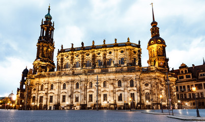 Fototapeta na wymiar Dresden - Cathedral, Germany