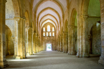 Abbey of Fontenay. Burgundy, France