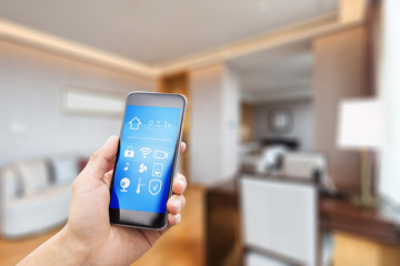 mobile phone in smart home