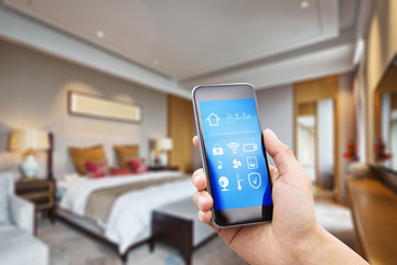 mobile phone in smart home
