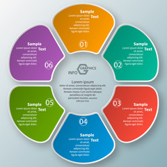 Abstract 3D Paper Infographics