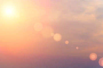 Evening sunlight orange hot zone.