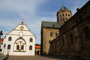 Obraz premium Der Domhof in Osnabrück