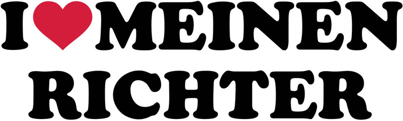 I love my judge german