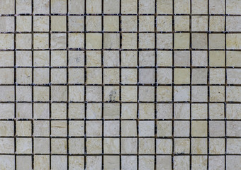 Texture of dark mosaic tiles