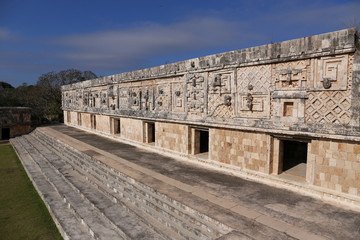 Fototapeta premium Mayan Governor's Palace - Uxmal, Mexico