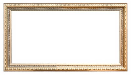 Golden frame for paintings, mirrors or photos