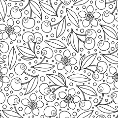 Seamless background in doodle style.