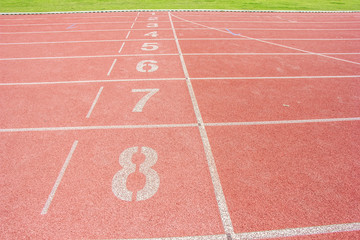 Fototapeta premium Running track.