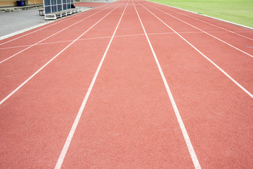 Running track.