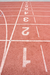 Running track.